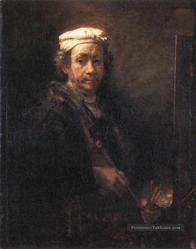  Cheval Peintre - Portrait de l’artiste à son chevalet 1660 Rembrandt